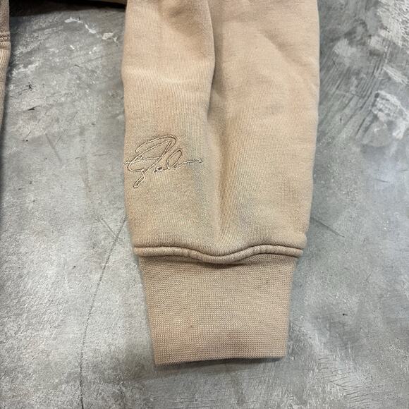 Nike Jordan Essentials Fleece Pullover Hoodie Hemp Tan Men’s Medium DA9818-245 - Picture 4 of 10